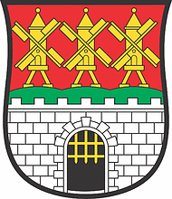 Vector clipart: Dobrovolsk (Pillkallen, Kaliningrad oblast), coat of arms