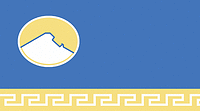 Векторный клипарт: Иволгинский район (Бурятия), флаг (2009 г.)