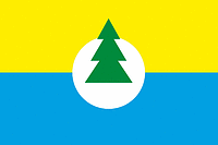 Yaya (Kemerovo oblast), flag - vector image