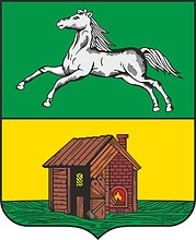 Векторный клипарт: Новокузнецк (Кемеровская область), герб (1998 г.)