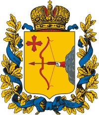 Vyatka gubernia (Russian empire), coat of arms - vector image