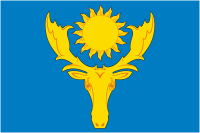 Oktyabrsky rayon (Kostroma oblast), flag - vector image