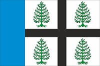 Vector clipart: Sudislavl (Kostroma oblast), flag