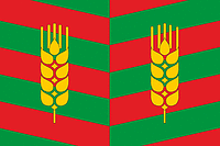 Vector clipart: Tselinnoe rayon (Kurgan oblast), flag