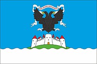 Ивангород (Ленинградская область), флаг - векторное изображение