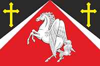 Красный Бор (Ленинградская область), флаг - векторное изображение