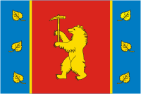 Кузнечное (Ленинградская область), флаг - векторное изображение