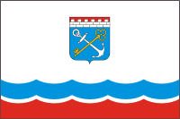 Leningrad oblast, flag - vector image