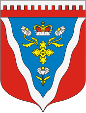 Romashki (Leningrad oblast), coat of arms - vector image