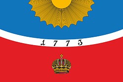 Vector clipart: Tikhvin (Leningrad oblast), flag (2022)