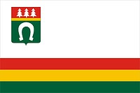 Tosno rayon (Leningrad oblast), flag - vector image