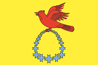 Vistino (Leningrad oblast), flag - vector image
