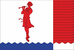 Vector clipart: Volodarskoe (Leningrad oblast), flag