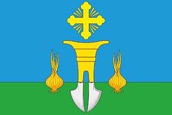 Soshki (Lipetsk oblast), flag - vector image