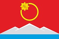 Vector clipart: Tenkinsky rayon (Magadan oblast), flag
