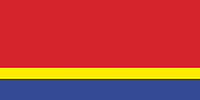 Yagodnoe (Magadan oblast), flag (2019) - vector image