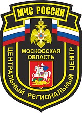 Moscow Oblast Office of Emergency Situations, sleeve insignia - vector image