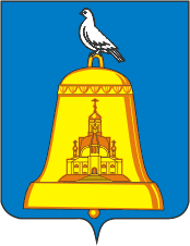 Реутов (Московская область), герб (с церковью) - векторное изображение