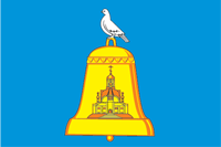 Reutov (Moscow oblast), flag (with a church)