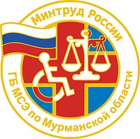 Vector clipart: Murmansk Region Bureau of Medical and Social Expertise, emblem