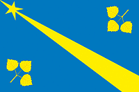 Vector clipart: Korzunovo (Murmansk oblast), flag