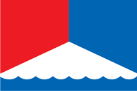 Мурманская область, проект флага (2002 г.) - векторное изображение
