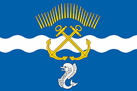 Vector clipart: Zaozyorsk (Murmansk oblast), flag