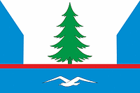 Vector clipart: Zelenoborsky (Murmansk oblast), flag