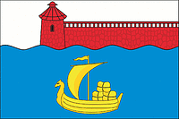 Lyskovo rayon (Nizhniy Novgorod oblast), flag - vector image