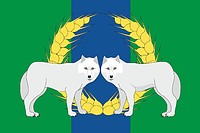 Vector clipart: Volchanka (Novosibirsk oblast), flag