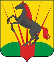 Vector clipart: Krasnaya Griva (Novosibirsk oblast), coat of arms