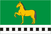 Toguchin (Novosibirsk oblast), flag - vector image