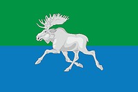 Bolshie Uki rayon (Omsk oblast), flag