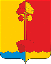 Vector clipart: Krasnoyarka (Omsk oblast), coat of arms