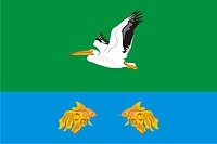 Krutinka rayon (Omsk oblast), flag - vector image