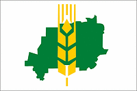Марьяновский район (Омская область), флаг (2006 г.) - векторное изображение