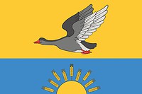 Okoneshnikovo rayon (Omsk oblast), flag - vector image