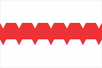 Векторный клипарт: Омск (Омская область), флаг (2014 г.)