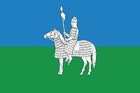 Vector clipart: Sargatskoe rayon (Omsk oblast), flag