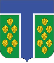 Vector clipart: Tevriz rayon (Omsk oblast), coat of arms