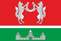 Tyukalinsk rayon (Omsk oblast), flag - vector image