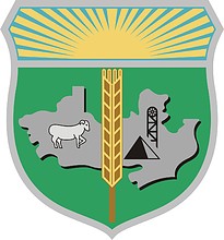 Dombarovsky rayon (Orenburg oblast), coat of arms - vector image