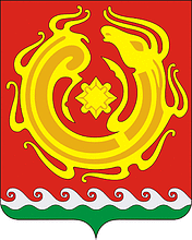 Novoorsk rayon (Orenburg oblast), coat of arms - vector image