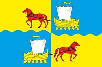 Perevolotsky (Orenburg oblast), flag - vector image