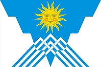 Векторный клипарт: Ясненский район (Оренбургская область), флаг