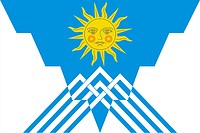 Yasny rayon (Orenburg oblast), flag - vector image