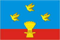 Livny rayon (Oryol oblast), flag - vector image