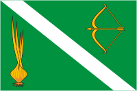 Bessonovka rayon (Penza oblast), flag - vector image