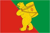 Zemetchino rayon (Penza oblast), flag - vector image