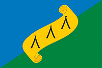 Ashap (Perm krai), flag - vector image